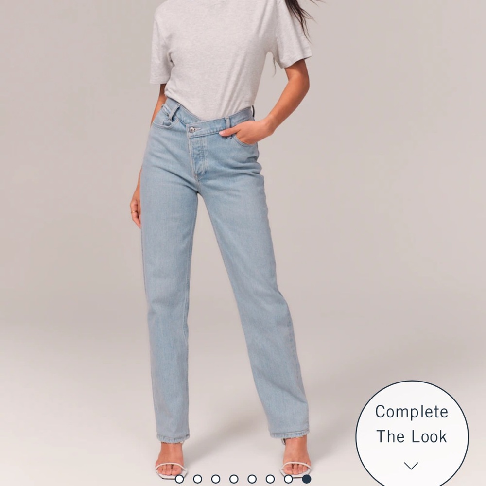 Abercrombie High Rise Dad Jean